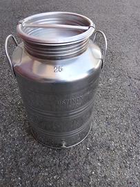 Fusto  sansone acciaio inox 25 litri