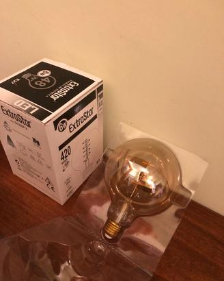 Lampadina LED Vintage E27 Globo 6W Luce Calda 2200