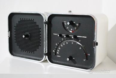 Brionvega TS502 Radio Cubo Bianco Opaco Arredament
