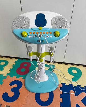 Karaoke singing machine con piedistallo