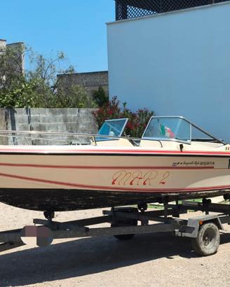 Barca acquaviva mar 2 + carrello  omologato