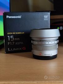 Panasonic Leica DG Summilux 15mm F1.7 ASPH Silver