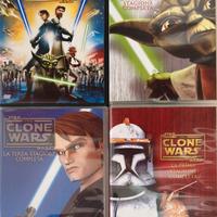 Star wars - Clone wars 4 DVD NUOVI