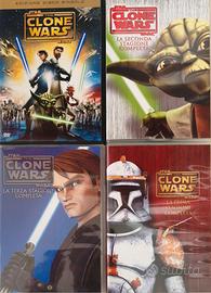 Star wars - Clone wars 4 DVD NUOVI