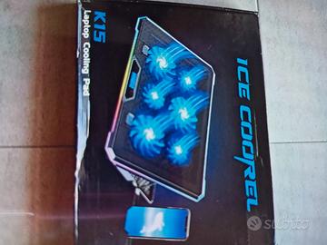 Base PC Portatile Dissipatore Computer USB Nuovo