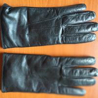 Guanti donna in pelle  foderati 100% cashmere