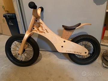 Bici bambino senza pedali legno