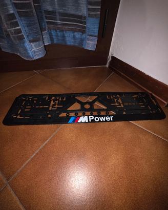 portatarga posteriore, bmw M power(formato italia)