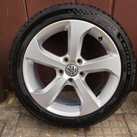 Cerchi e gomme estive 17 Volkswagen, Audi, Seat