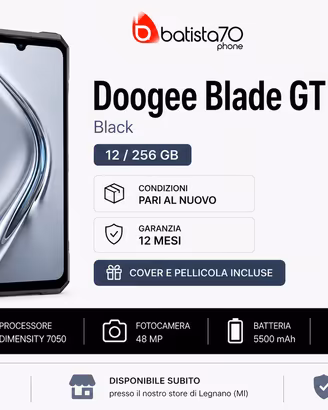 Doogee Blade GT Black 12/256 Gb