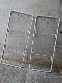 2 reti singole in metallo