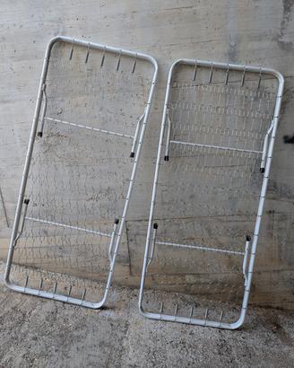 2 reti singole in metallo