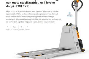 Transpallet elettrico STILL nuovo