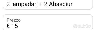 lampadari ,abasciur e appendiabiti 