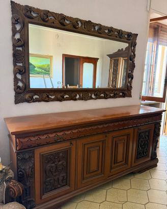 credenza e specchio
