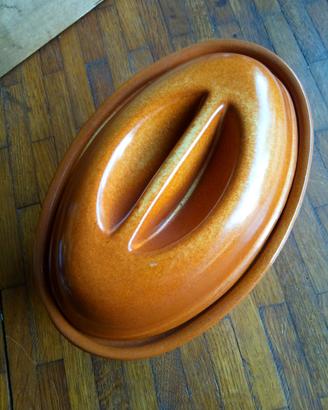 casseruola terracotta con coperchio 