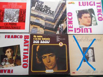 MUSICA ITALIANA VINILE  anche singoli
