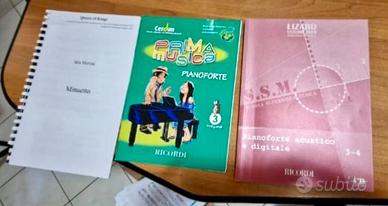 Lotto spartiti misti e teoria musicale pianoforte