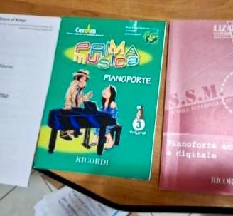 Lotto spartiti misti e teoria musicale pianoforte