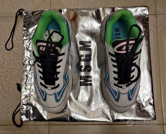 Scarpe Donna MSGM Sneakers DO Blu Taglia 39