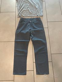 Pantalone Ralph Lauren Ragazzo Blu Ciano Vintage