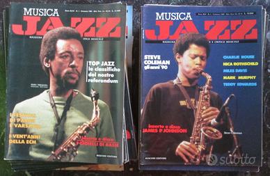 MUSICA JAZZ lotto 50 riviste vintage anni 80 e 90