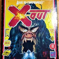 C64 X-OUT Commodore gioco cassetta xout 1989