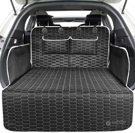 Telo Auto per Cani Bagagliaio con 2 Tasche 185x103