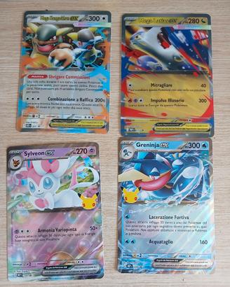 LOTTO CARTE POKEMON GIGANTI