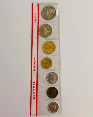 Raro set monete proof - Austria