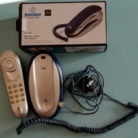 BRONDI telefono "Slim Phone" grigio e blu