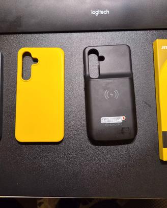 Per Galaxy S24 custodie cover con batteria vetri