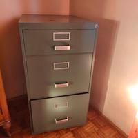 schedario metallo anni 70