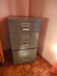 schedario metallo anni 70