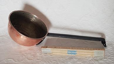 Mestolo in Rame e in ferro, Sidro, Vintage 1900