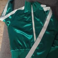 felpa verde ragazza in tessuto acrilico 