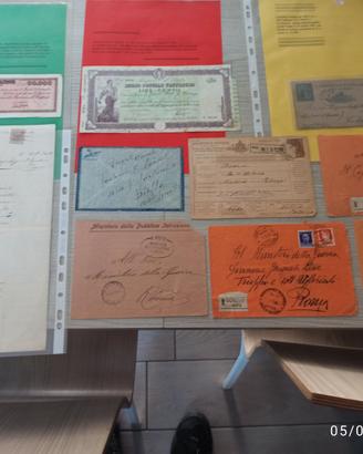 Lotto Regno buste lettere e buoni postali