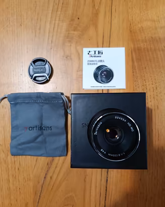 Obiettivo 25 mm f 1.8 fujifilm