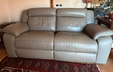 Divano in pelle reclinabile Poltrone e Sofà