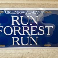 Run Forrest Gump Run targa rara
originale American