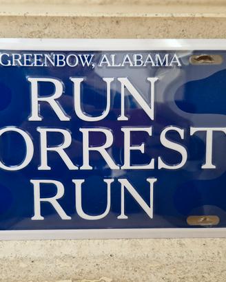 Run Forrest Gump Run targa rara
originale American