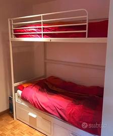 Letto a castello + materasso nuovo mai usato