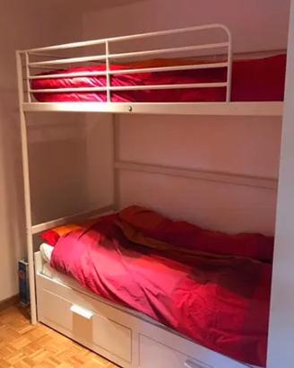 Letto a castello + materasso nuovo mai usato