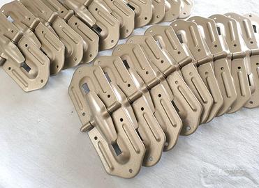 Lotto 10 cp cerniere Vintage ricambio vecchi bauli