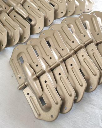 Lotto 10 cp cerniere Vintage ricambio vecchi bauli