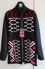 MAGLIONE NERO FANTASIA TG L MEZZA GAMBA UOMO