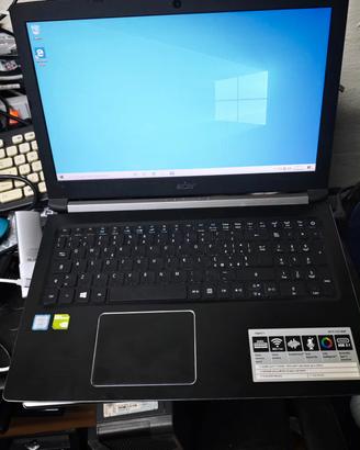 Acer Intel i7 8gb ddr4