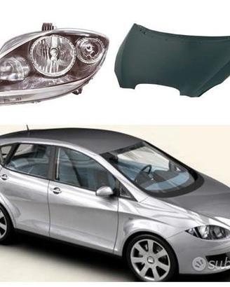 Seat Altea frontale parafango faro dischi frizione