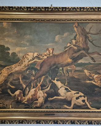 Quadro scena di caccia - Barj-Buzzoni 