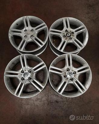 4 cerchi mak silver 16 pollici clio captur